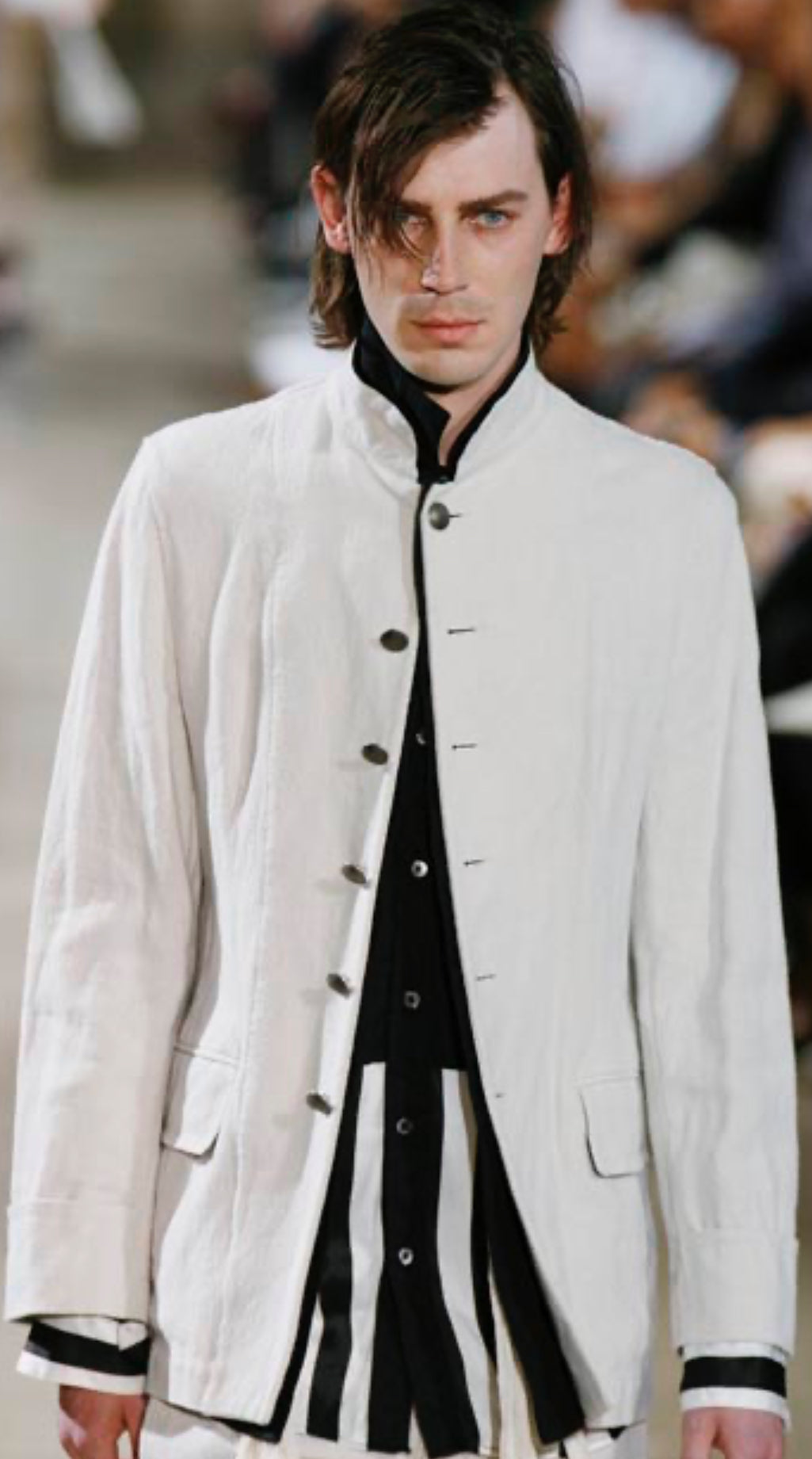 Ann Demeulemeester SS08 Stripe Shirt