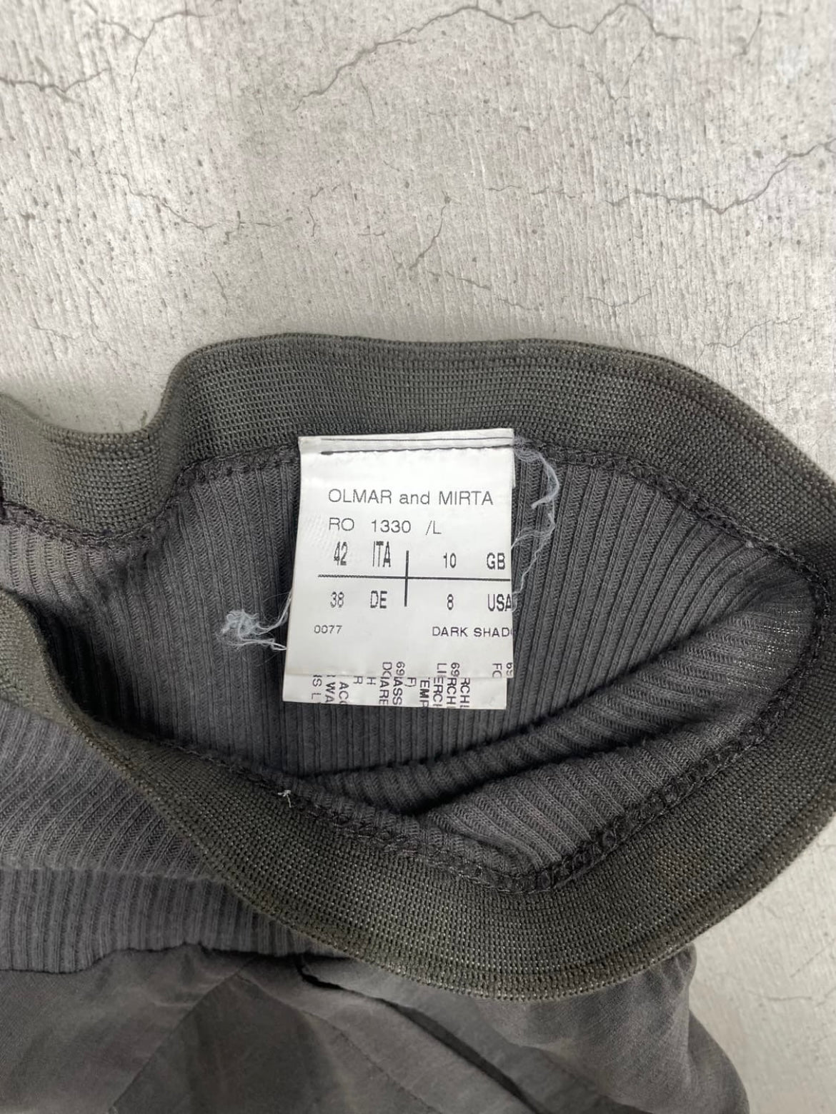Rick Owens AW06 “DUSTULATOR” silk pants (L)