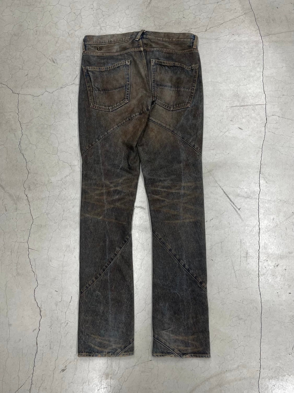 Siva SS07 Spiral Washed Denim Pants