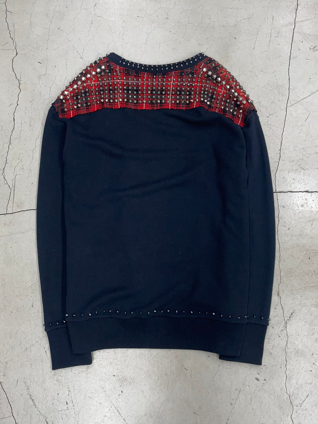 Gucci “BLIND FOR LOVE” Stud Sweatshirt (M)