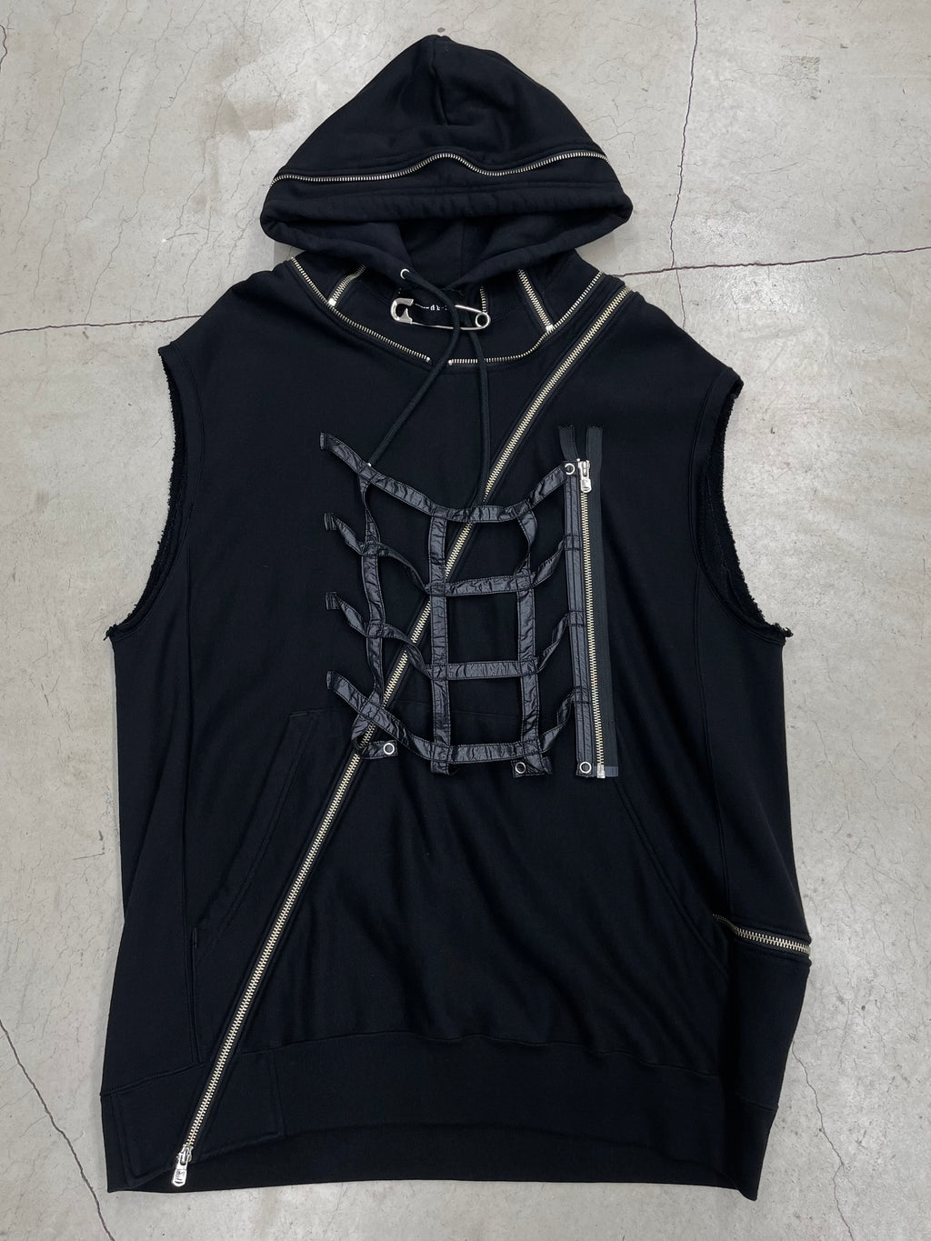 Takahiromiyashita The Soloist Bondage Hoodie Vest (46)