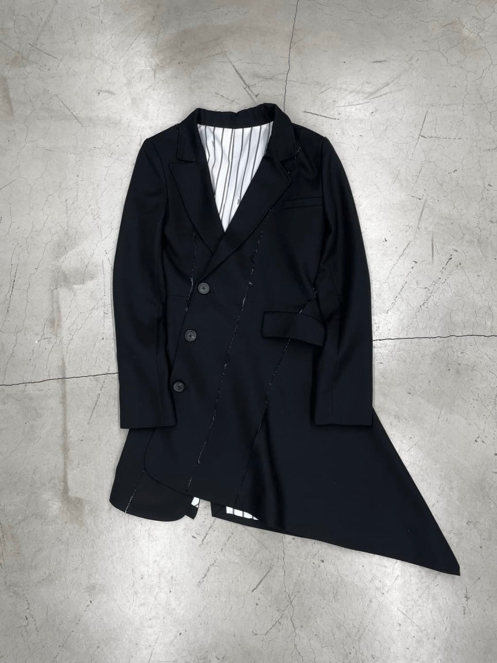 Monse Asymmetrical Hemline Coat (s)