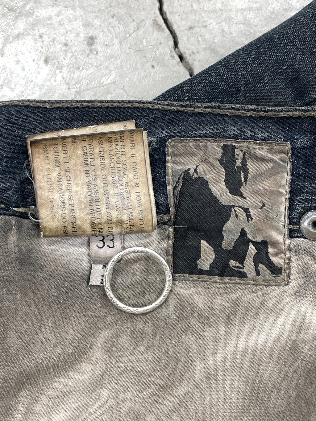 Rick Owens 00’s Detroit Cut Baggy Pant
