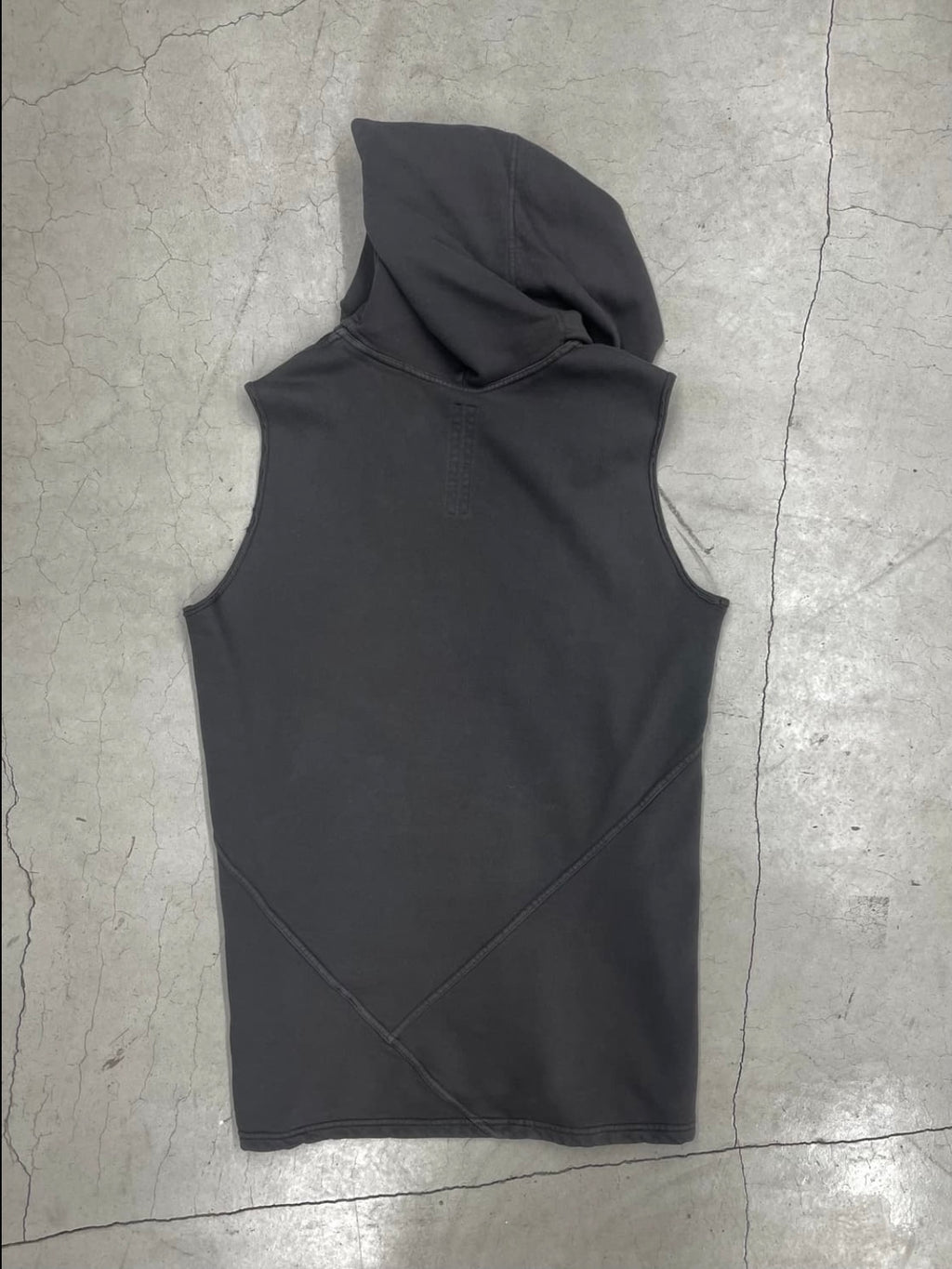 Rick Owens 2011 Drkshdw Sleeveless Mountain hoodie (L)