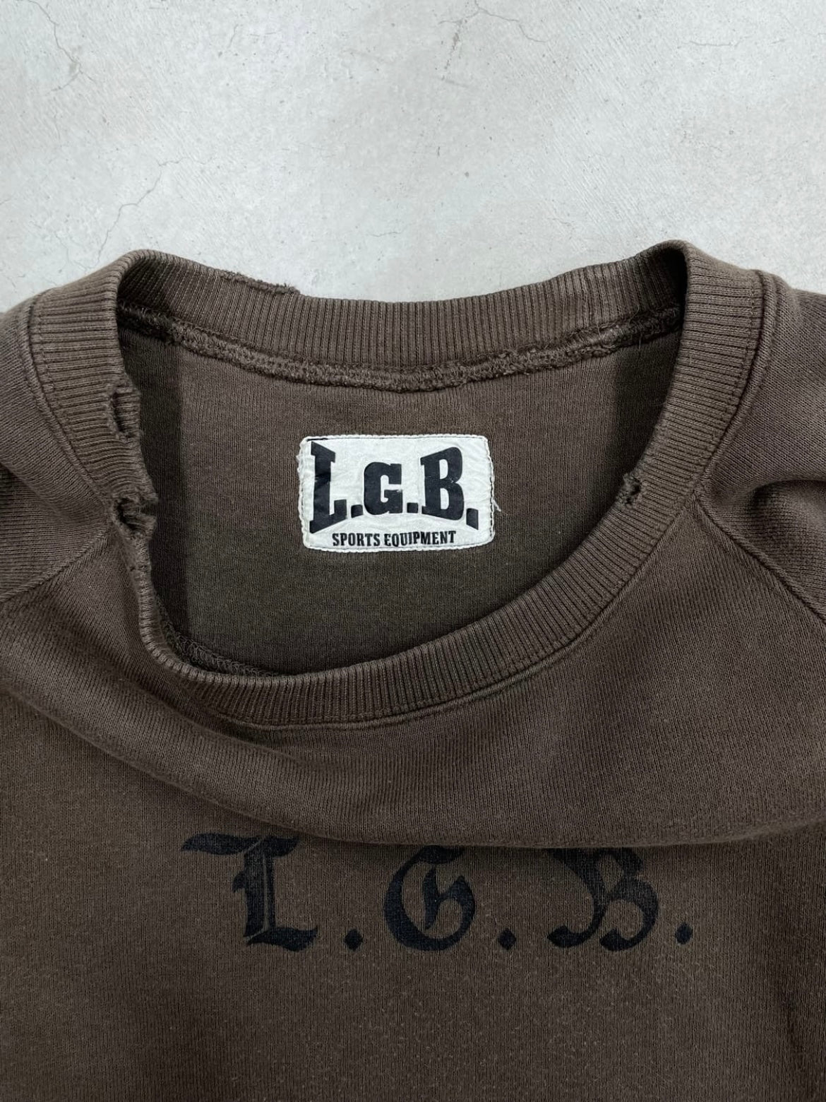 L.G.B. “DEAD OR ALIVE” Distressed Sweatshirt