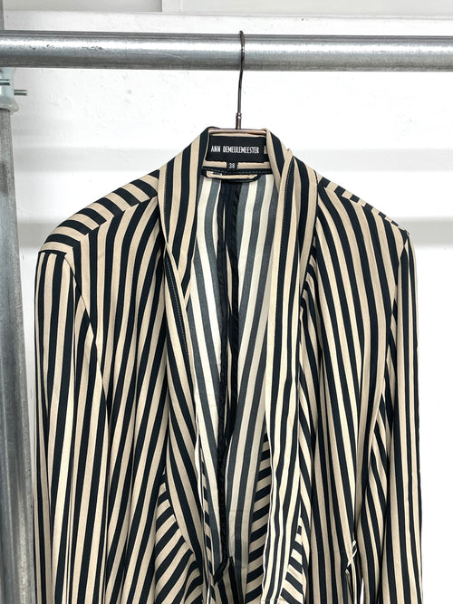 Ann Demeulemeester SS09 Stripe Jacket