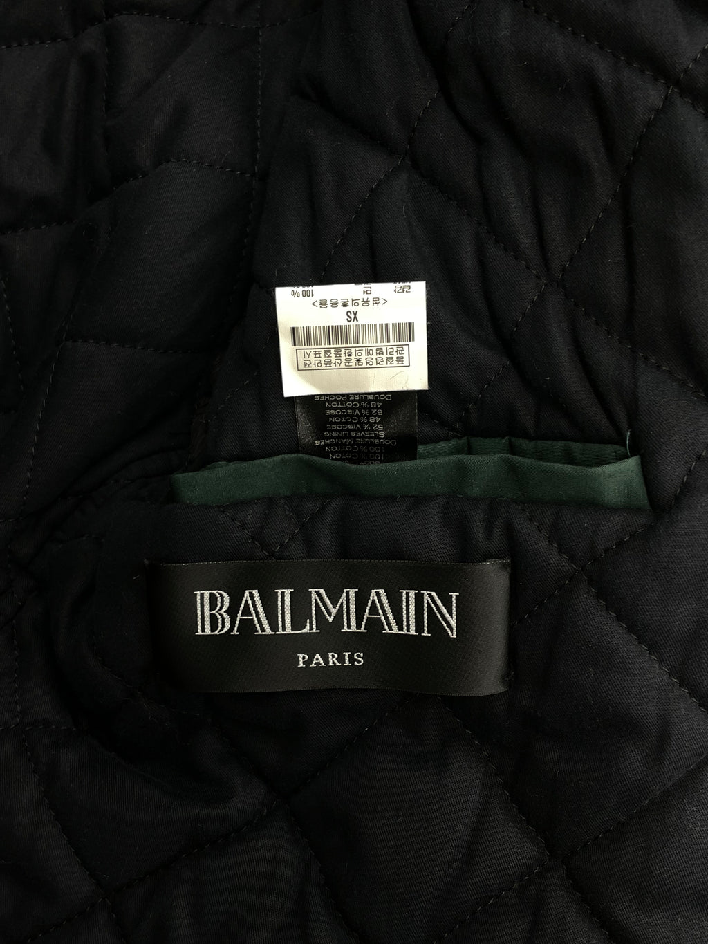 Balmain FW13 Raccoon Fur Padded Jacket By Olivier Rousteing
