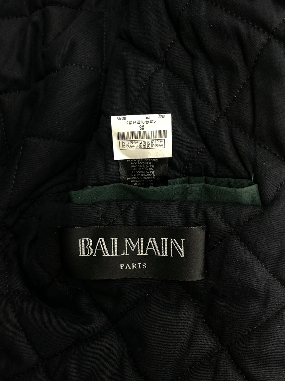 Balmain FW13 Raccoon Fur Padded Jacket By Olivier Rousteing