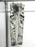 L.G.B. American Flag Washed Wolf Cut pant