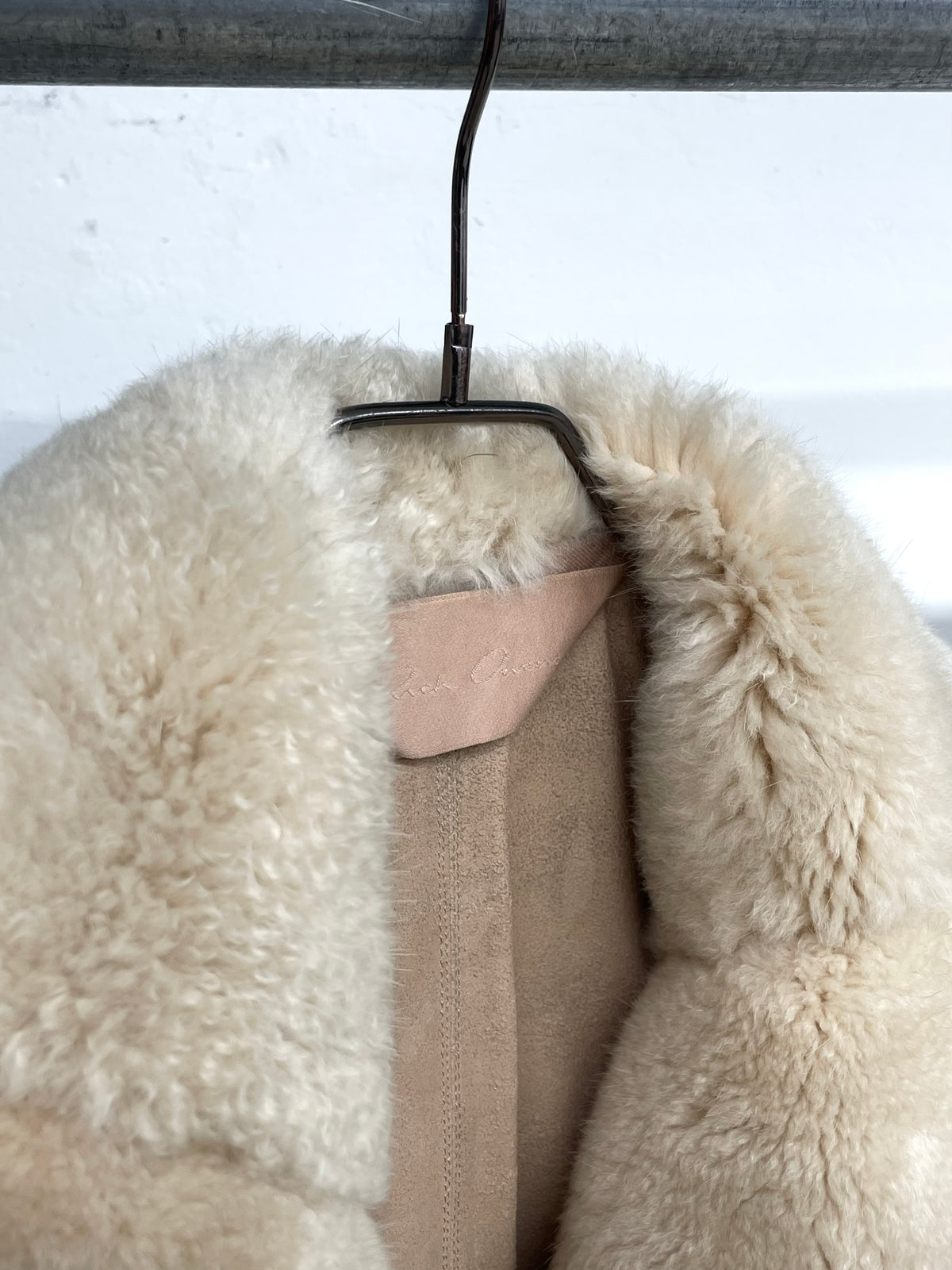 Rick Owens FW14 Fur Leather Jacket