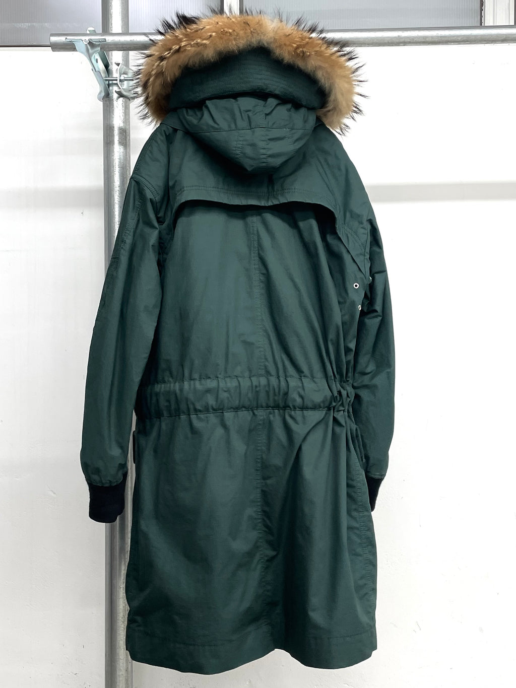 Balmain FW13 Raccoon Fur Padded Jacket By Olivier Rousteing