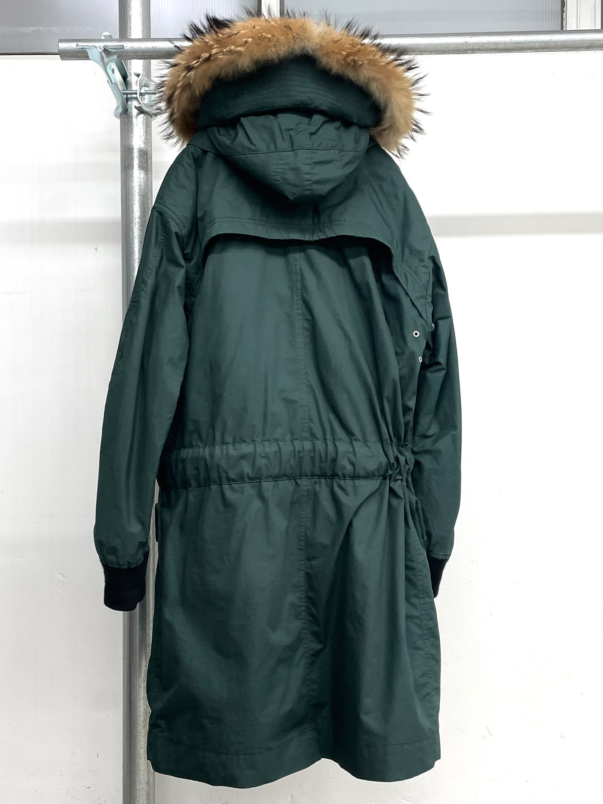 Balmain FW13 Raccoon Fur Padded Jacket By Olivier Rousteing