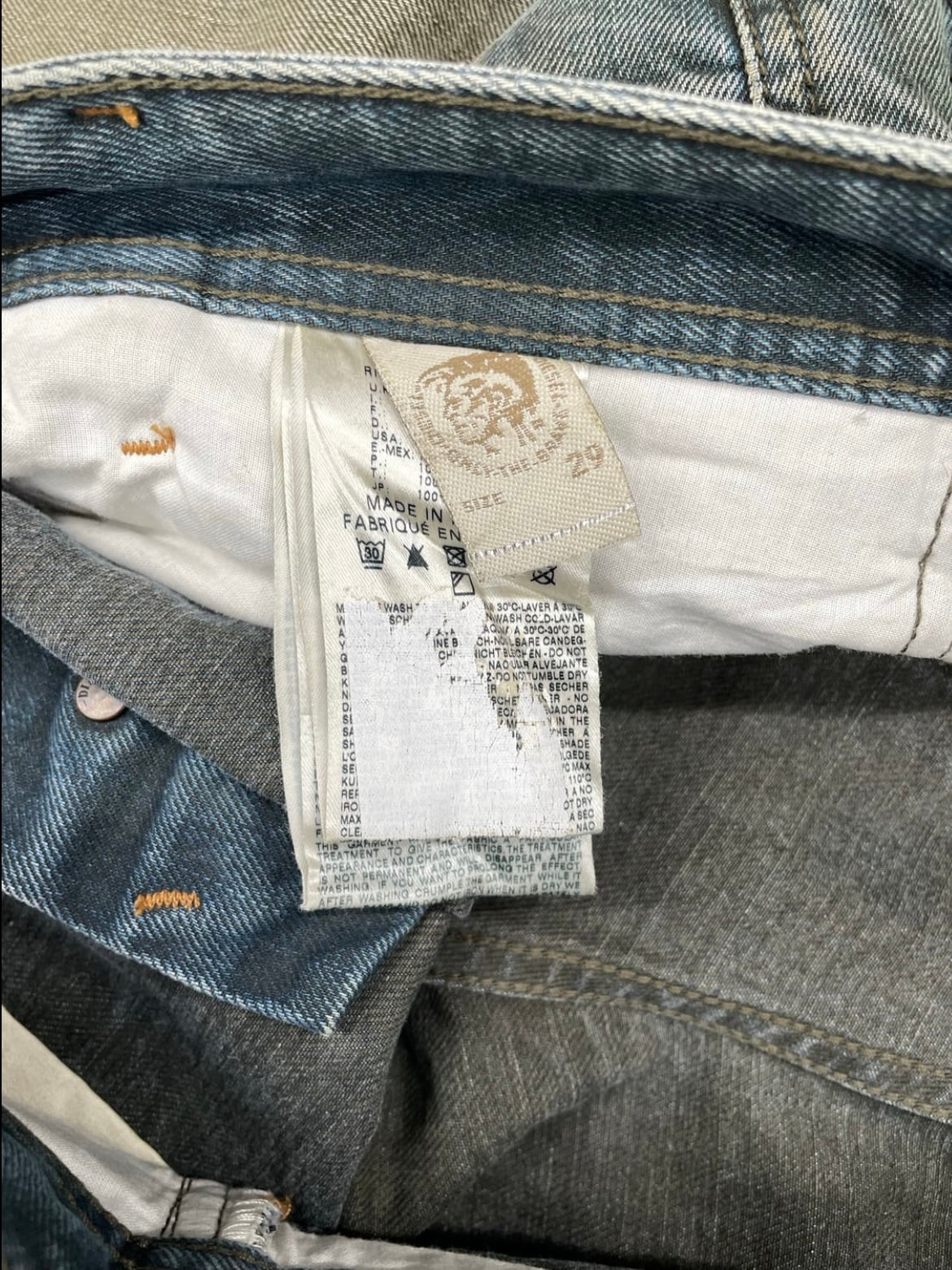 Diesel poiak mud washed denim pant (29)