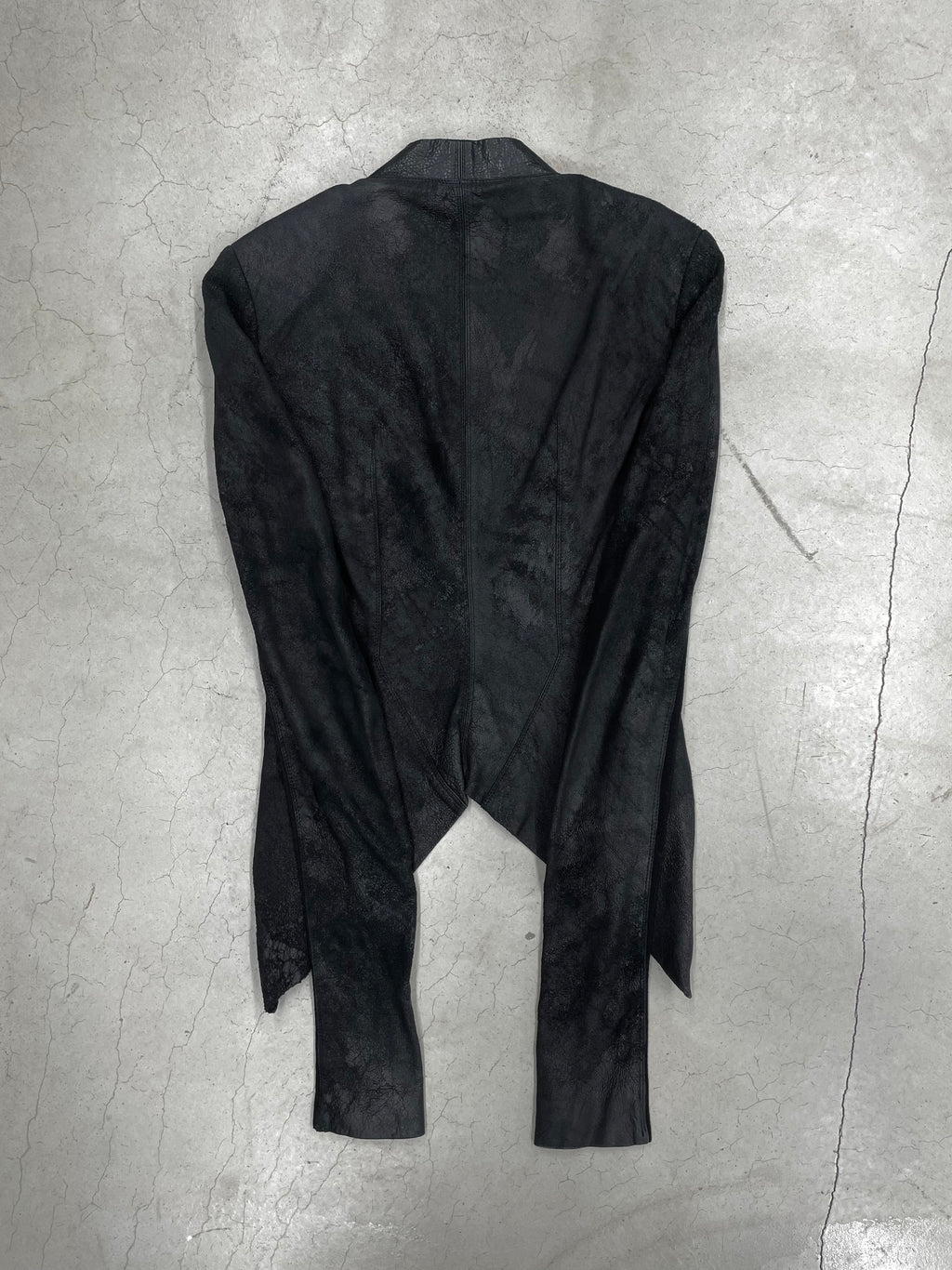 Rick Owens Leather Mix Jacket (40)