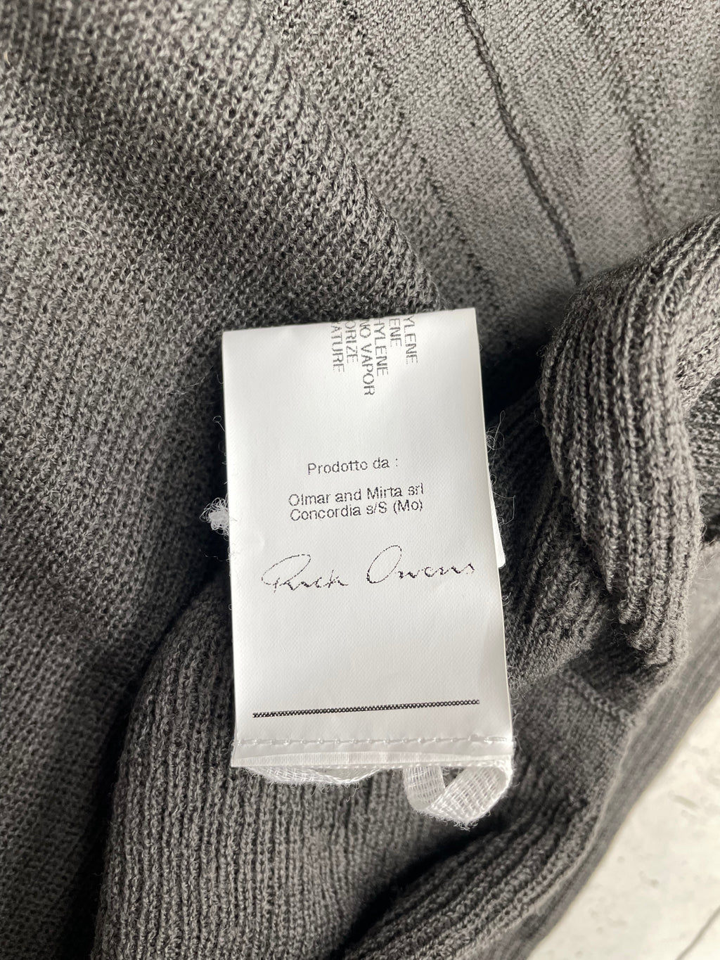 Rick Owens FW09 “CRUST” Cardigan